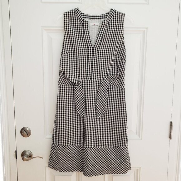 Vineyard Vines Dresses & Skirts - Vineyard Vines Black and White Check Dress Size 0